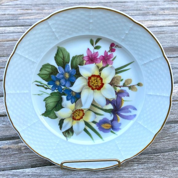 Dessert Salad Snack Plates - St. Martin Email de Limoges - France - Picture 7 of 8